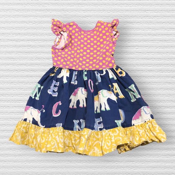 Eleanor Rose | E Is For Elephant | Twirl | Dress Back To School Size 2 - Picture 3 of 4